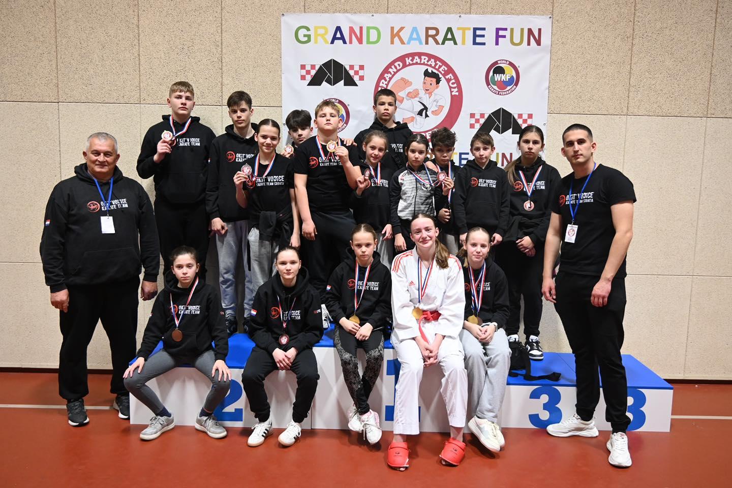 Karataši Okita donijeli u Vodice titulu najboljeg kluba na '4. Grand Karate Funu'